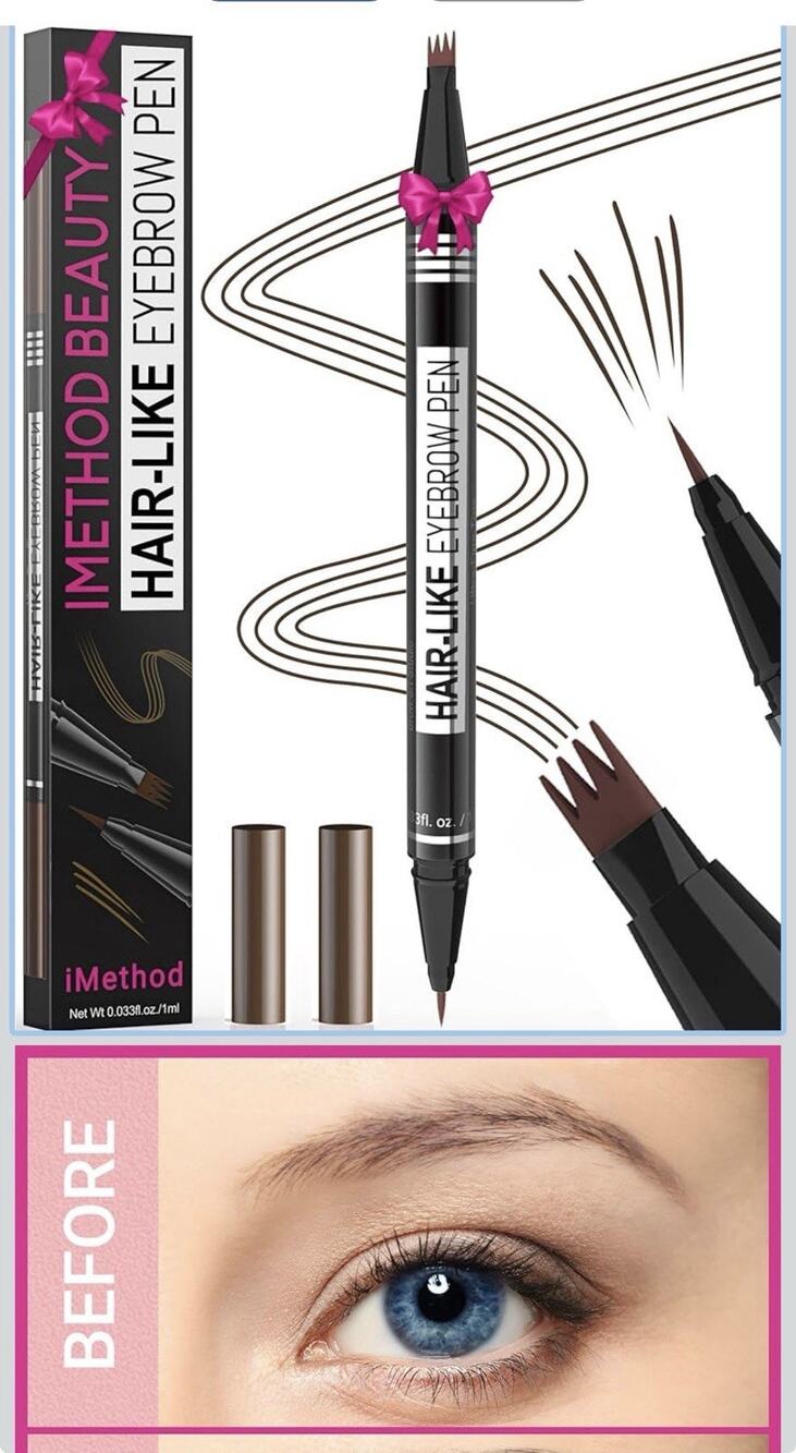 iMethod Hair-like Curved Eyebrow Pen Hair Like Precise Tip Ended 06 GREY NEW